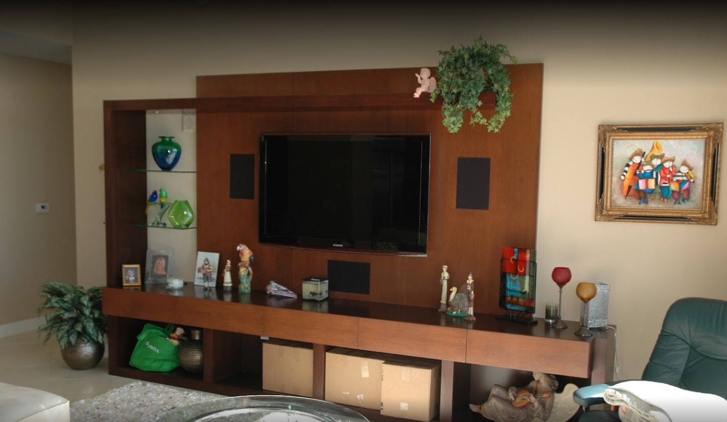 Entertainment cabinetry project photo 2