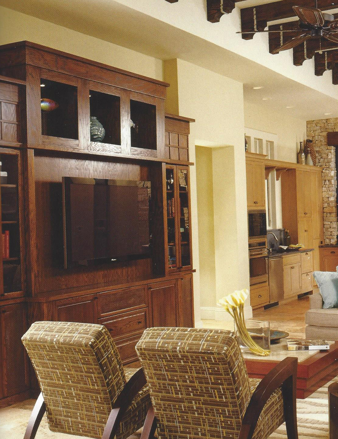 Alternate full-size entertainment cabinetry photo
