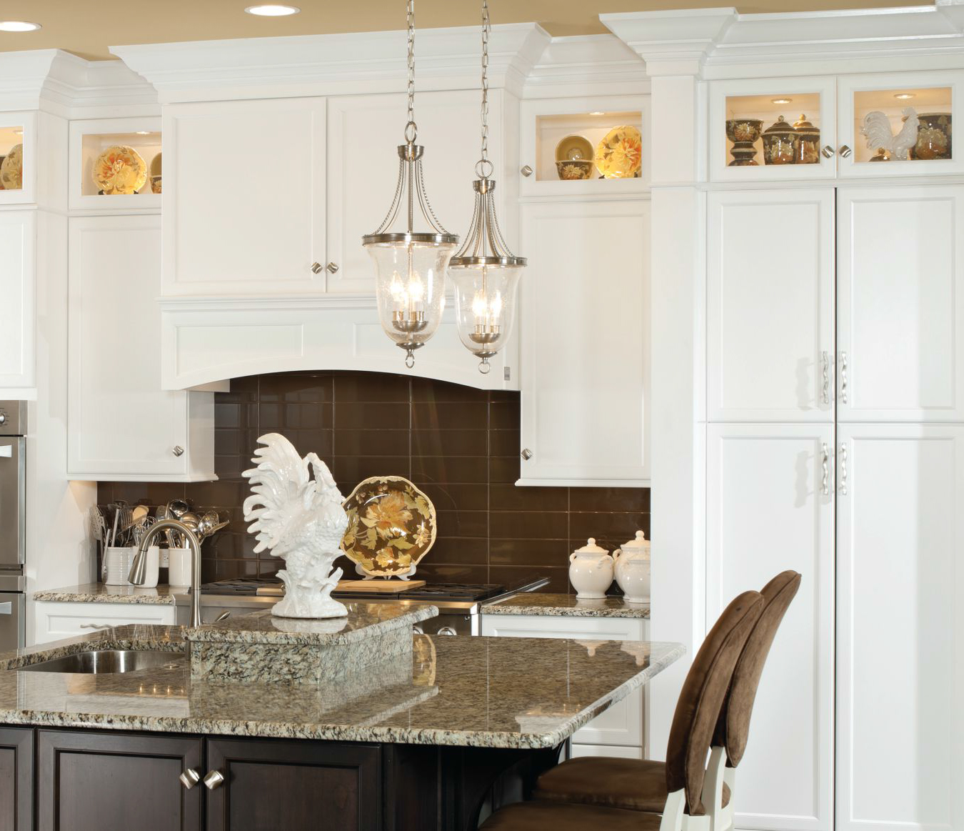 Kitchen cabinetry with detailed millwork